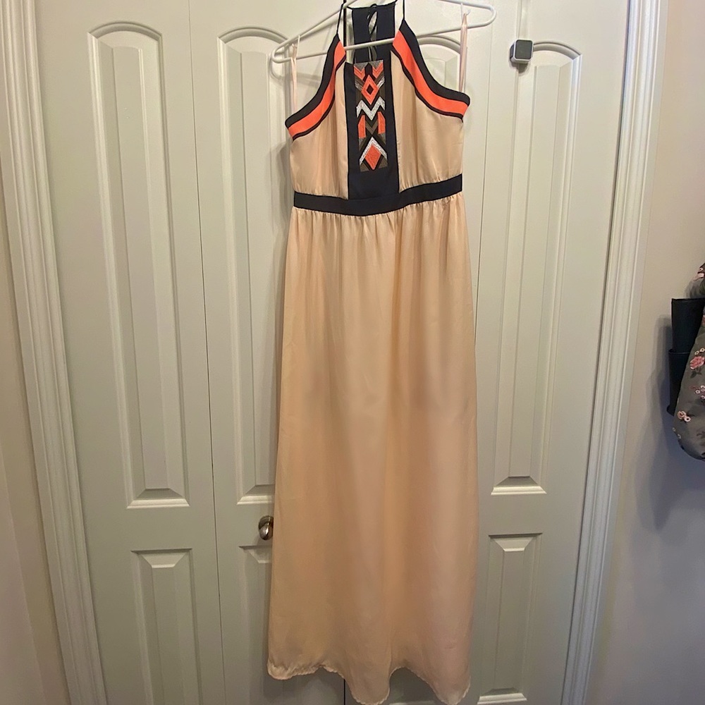 Bohemian style dress.